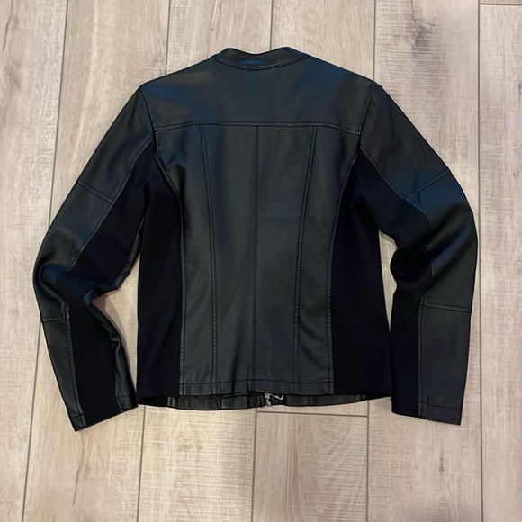 Black Faux Leather Jacket - Picture 4 of 4